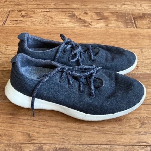 Allbirds Men's Wool Runners Merino Wool Sneakers Charcoal Dark Gray Size 11 - Picture 5 of 11